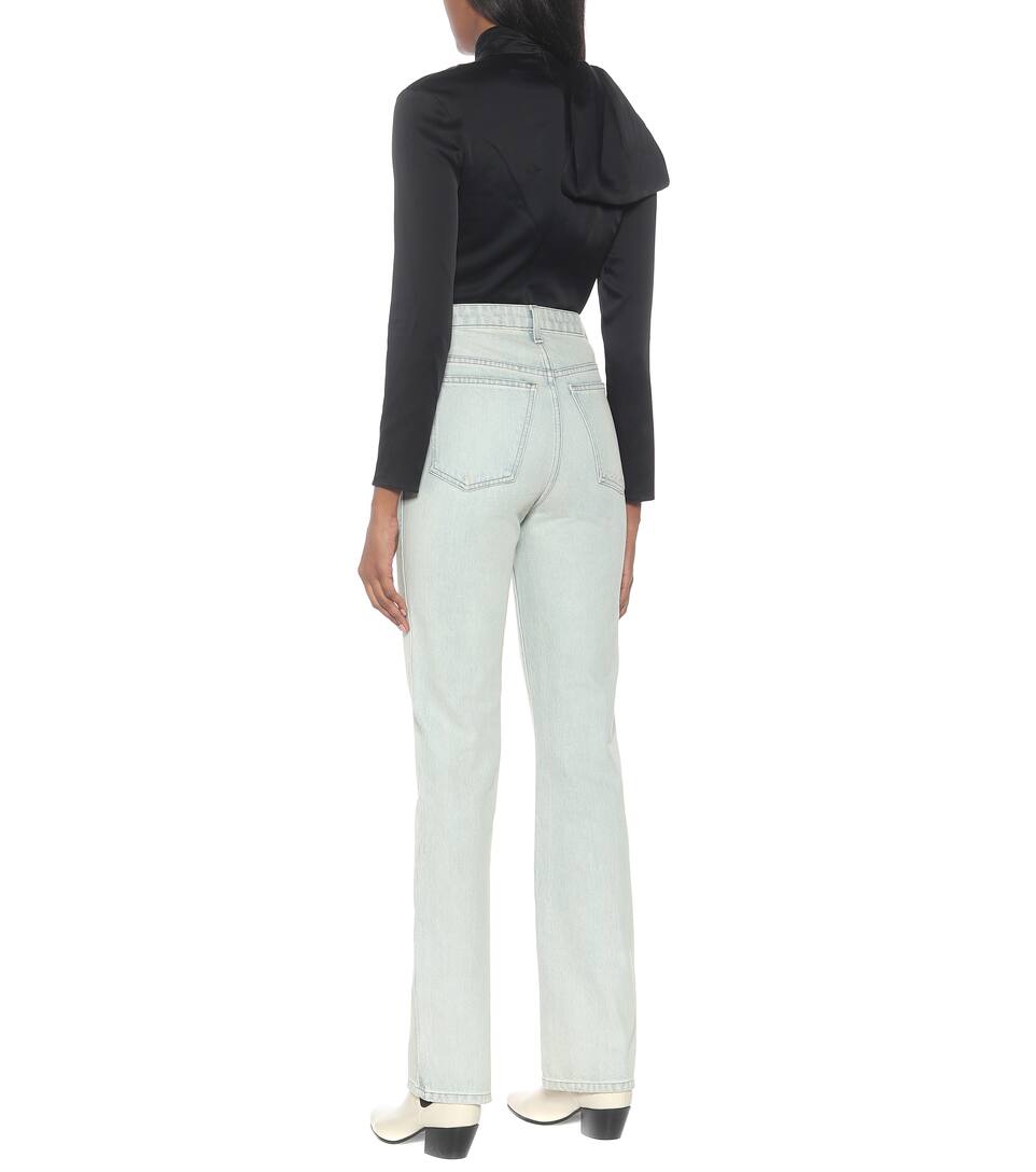 Khaite Danielle高腰直筒牛仔裤 Mytheresa