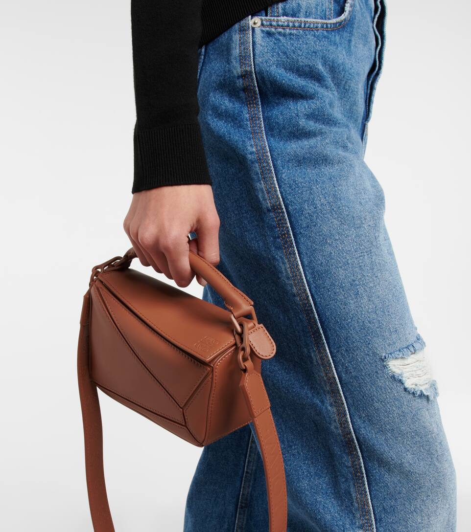 Loewe Puzzle迷你皮革单肩包 Mytheresa