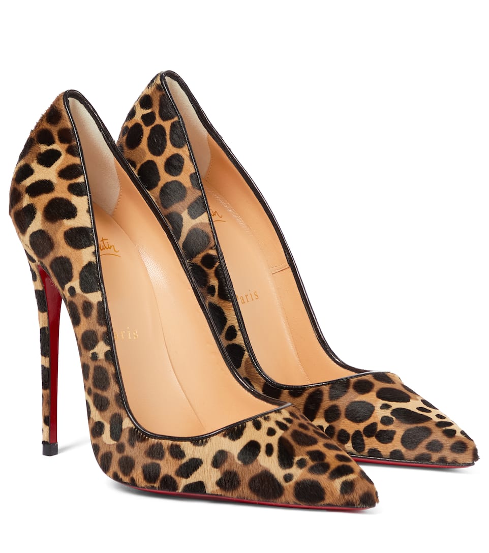 Christian louboutin animal print heels clearance