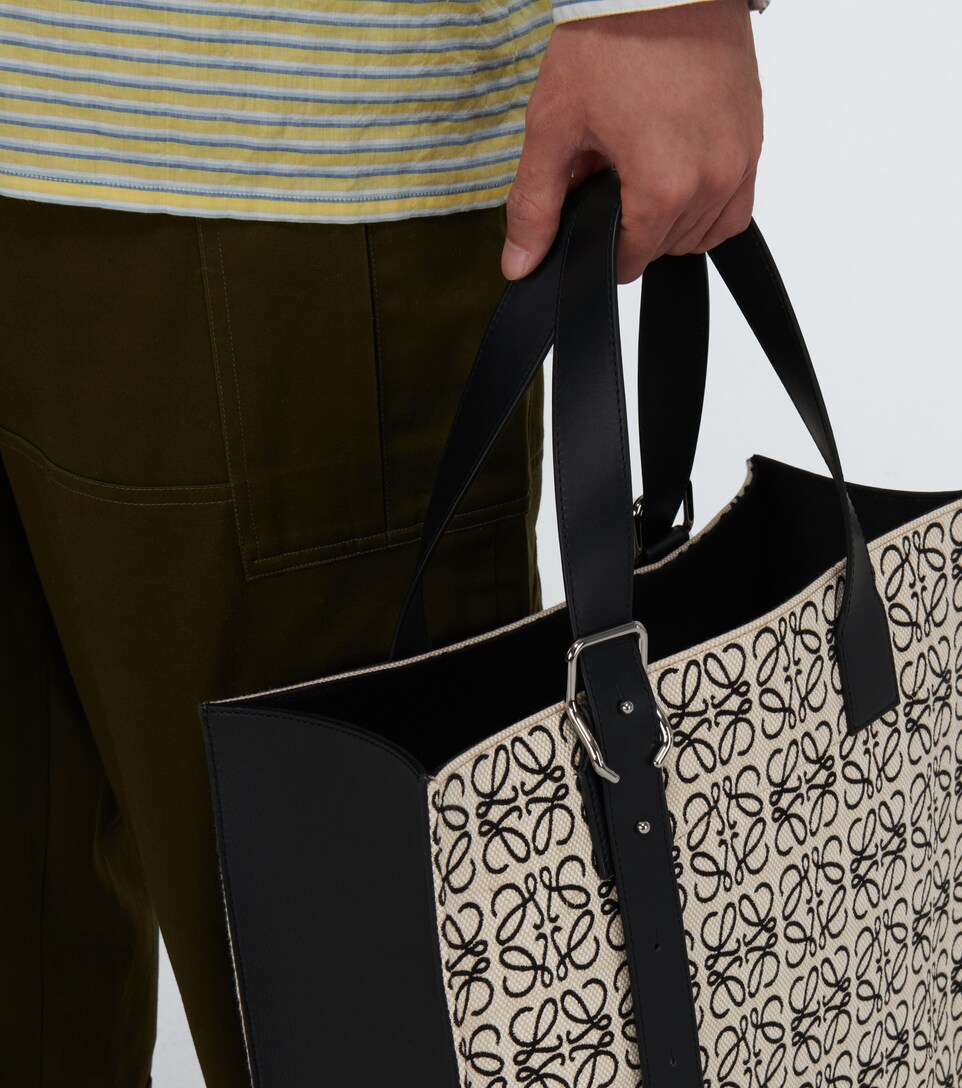 loewe buckle tote bag