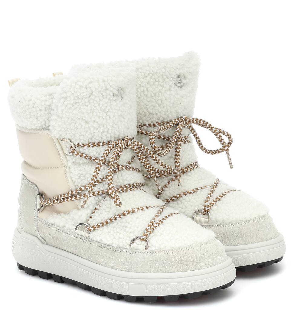 Click to view more detailed imagery on our partner's website Bogner Chamonix 3 Shearling Snow Boots In White