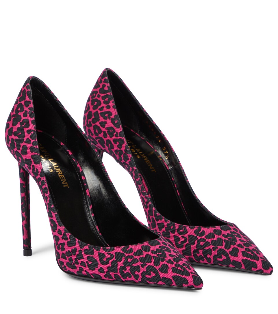 saint laurent leopard pumps