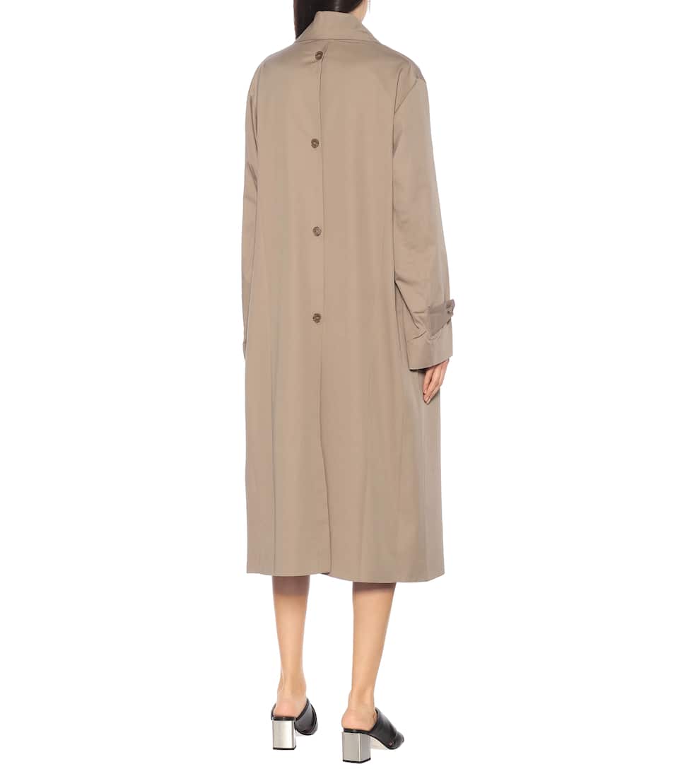 棉质华达呢风衣