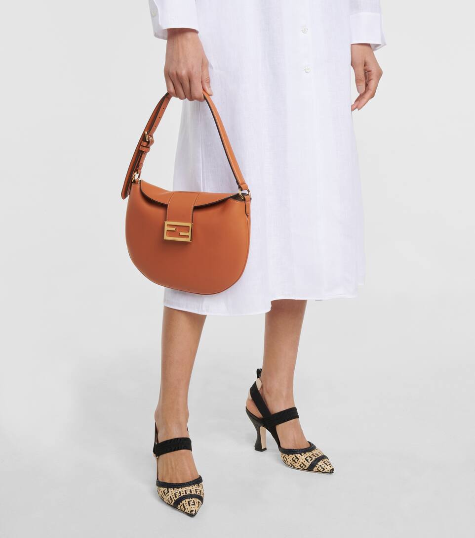 Fendi Croissant Small leather shoulder bag Mytheresa