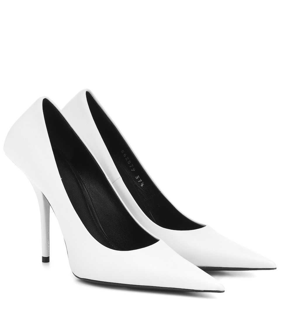 Balenciaga white knife pumps Clearance
