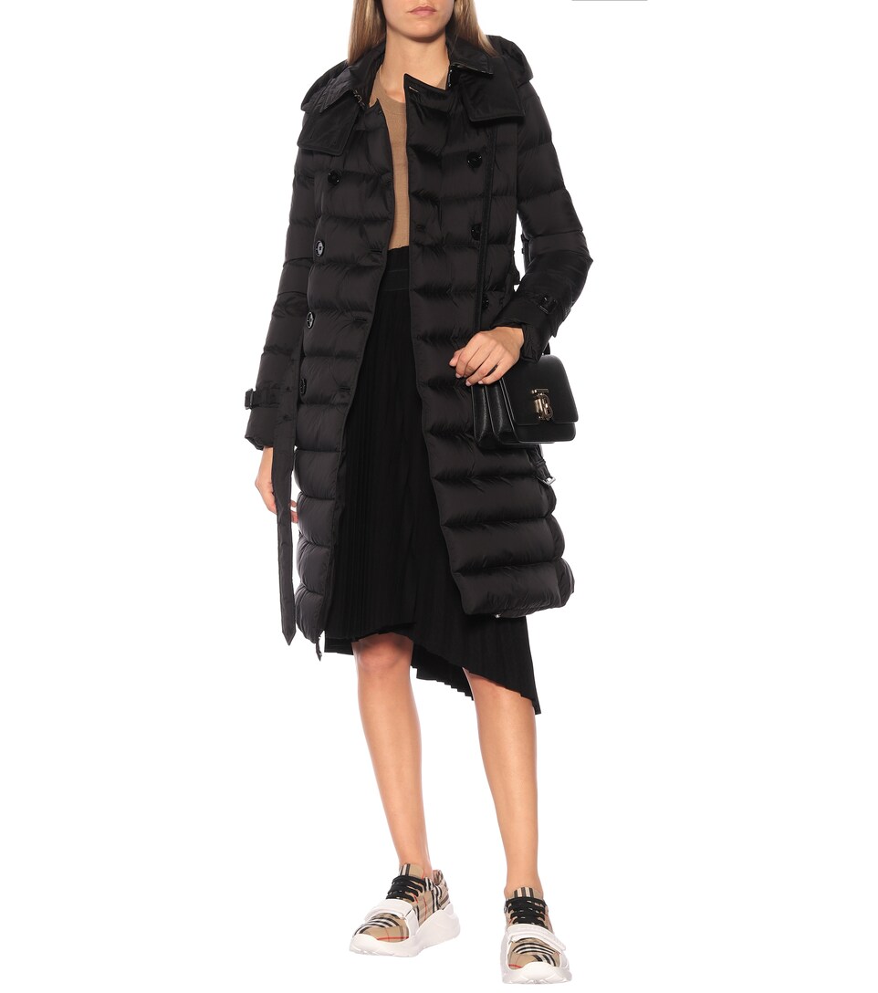 double breasted puffer coat