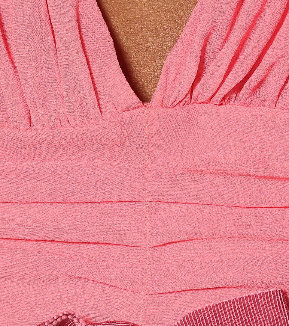 真丝乔其纱长礼服