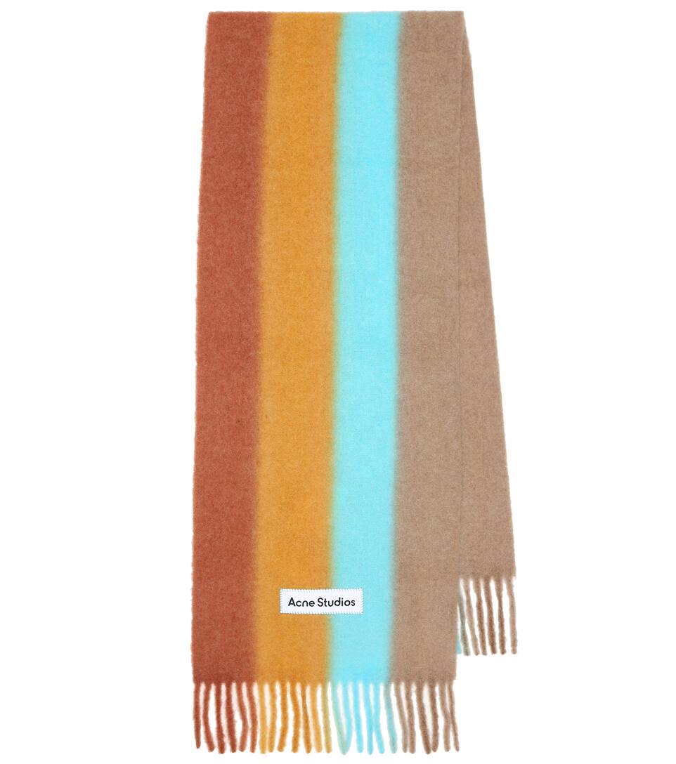 acne studios striped scarf