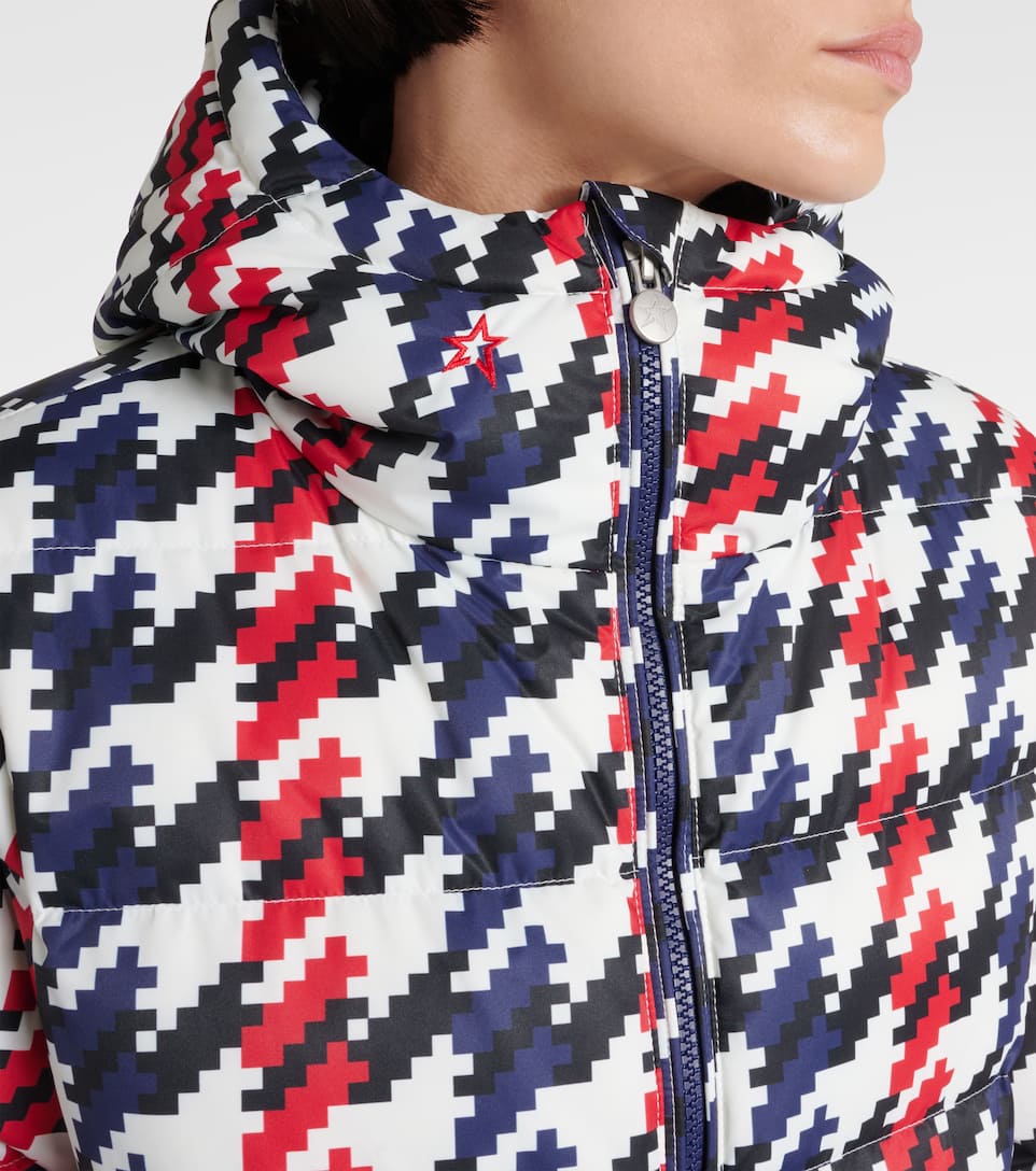 Perfect Moment Polar Flare houndstooth down ski jacket Mytheresa