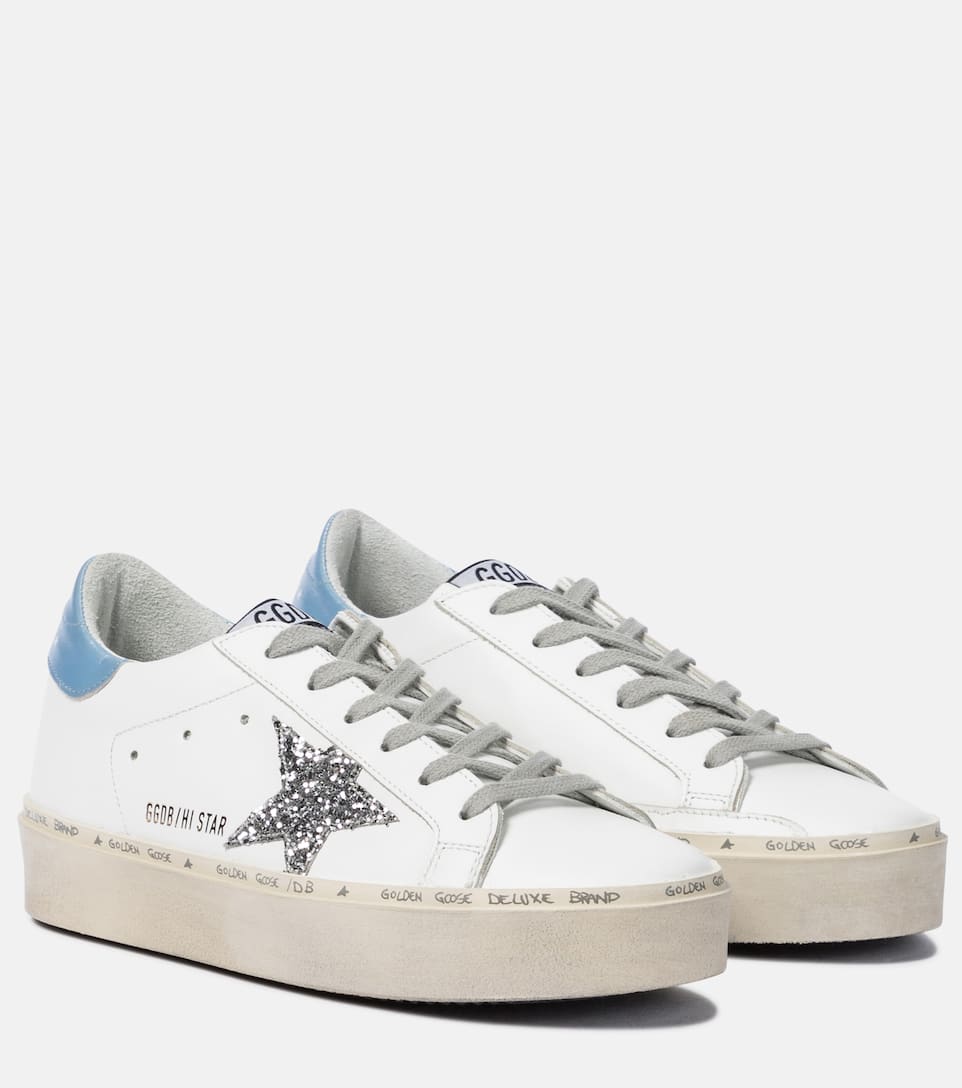 golden goose hi star glitter