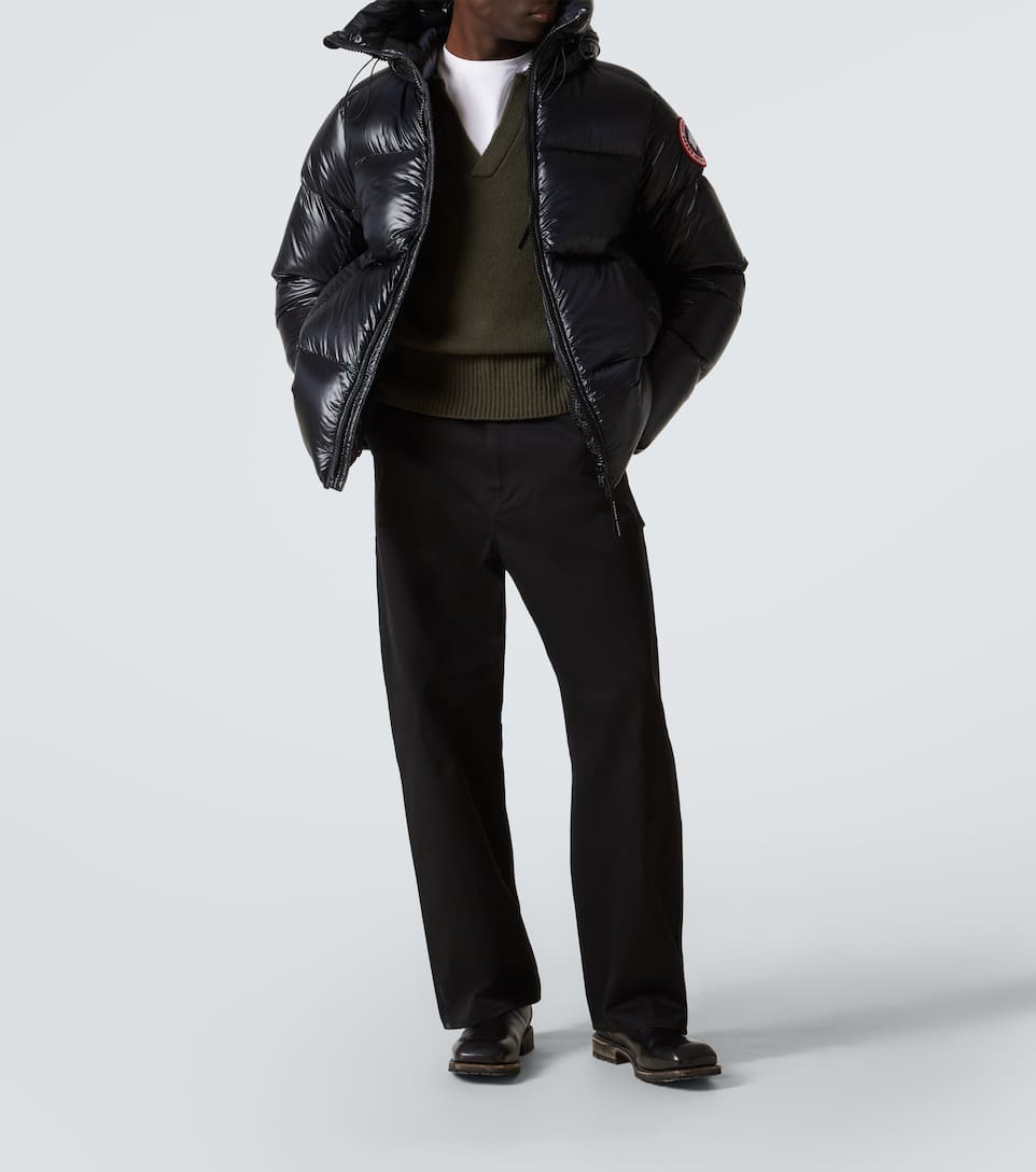 Canada goose black bubble jacket clearance