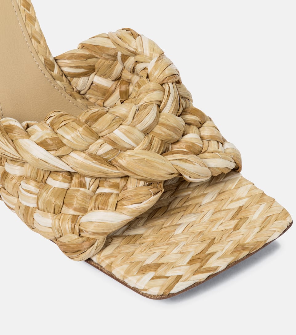 stretch酒椰叶纤维凉鞋