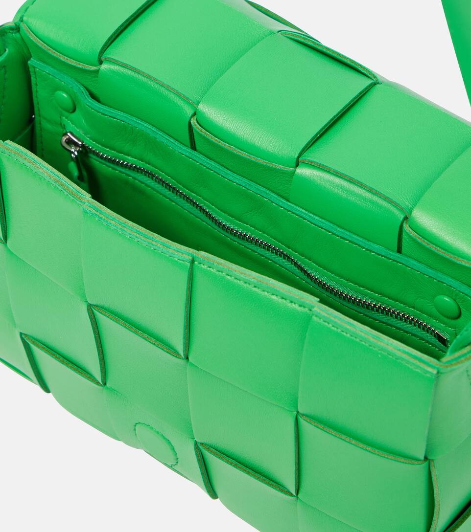 cassette皮革单肩包