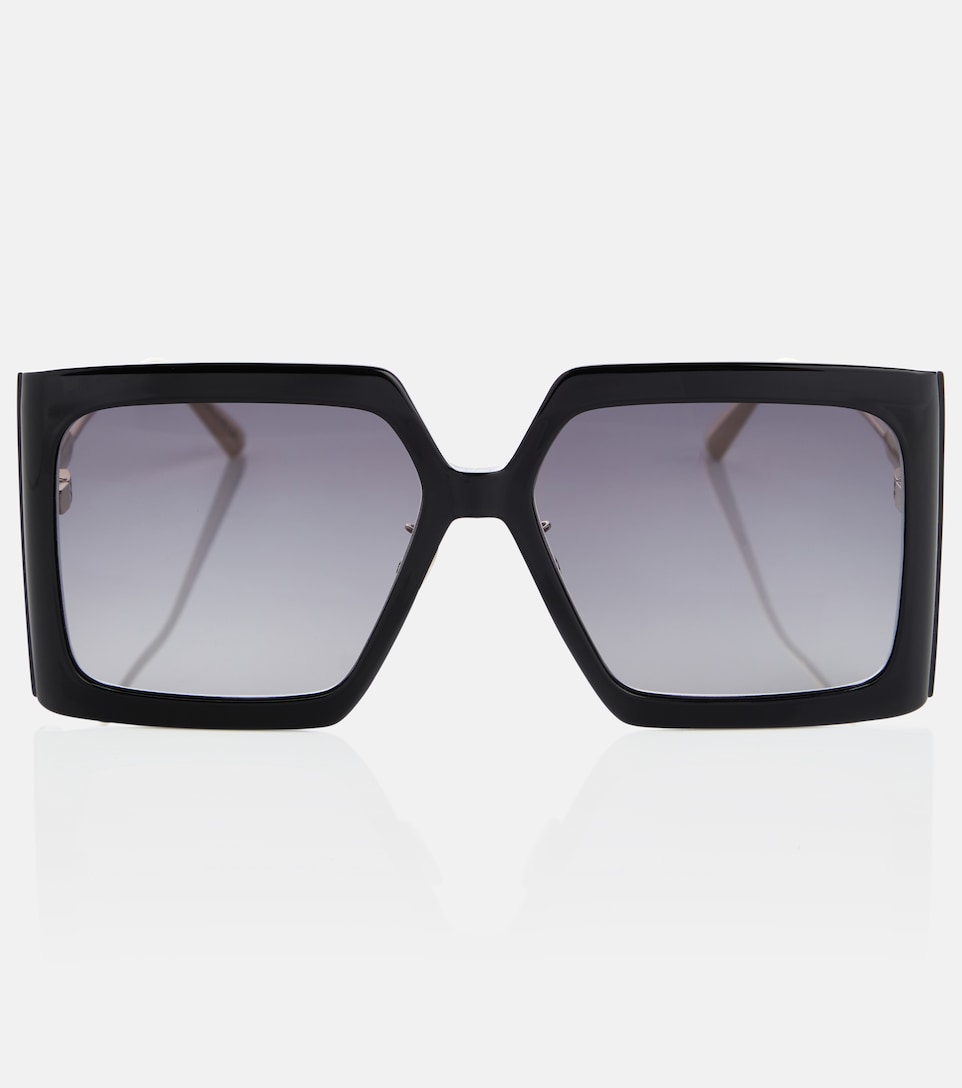 dior black square sunglasses