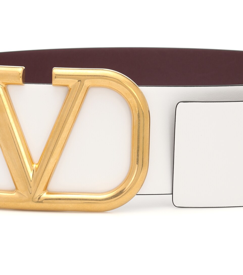 valentino garavani vlogo正反两用皮革腰带