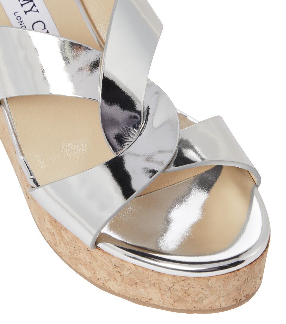 Jimmy Choo Atia Snake-print Flat Slide Sandals In Natural Snake | ModeSens