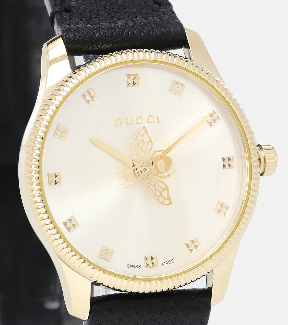 G Timeless 29mm皮革手表 Gucci Mytheresa