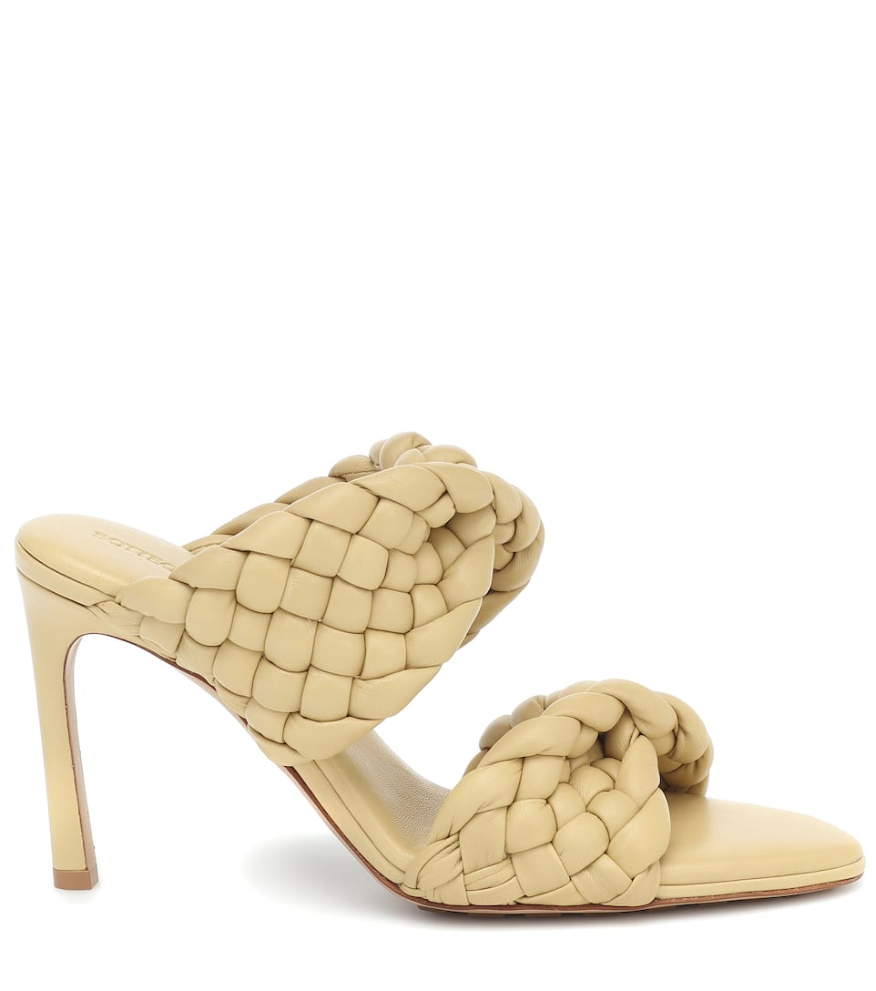 bv curve皮革凉鞋