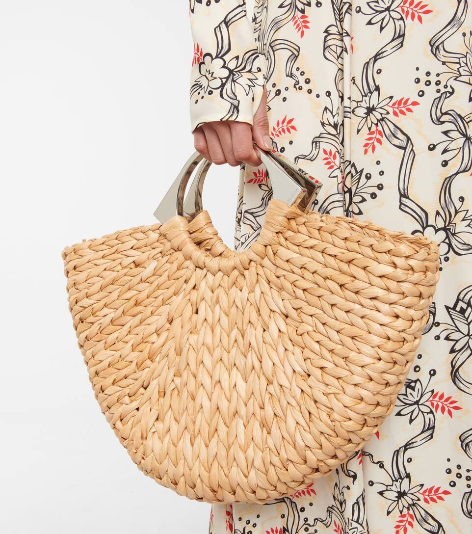 PACO RABANNE OP'ART WOVEN TOTE,P00542206