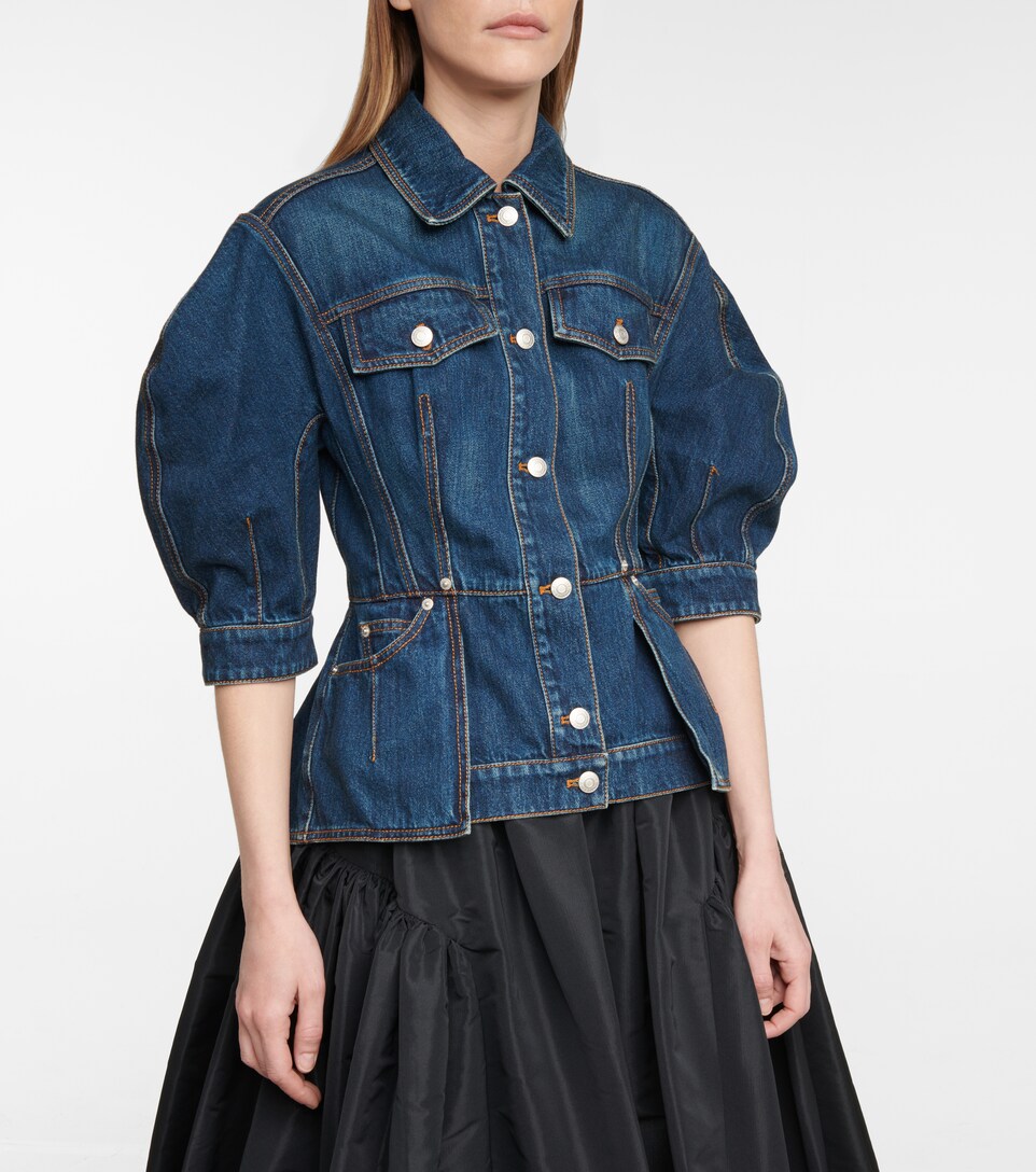 peplum sleeve jacket