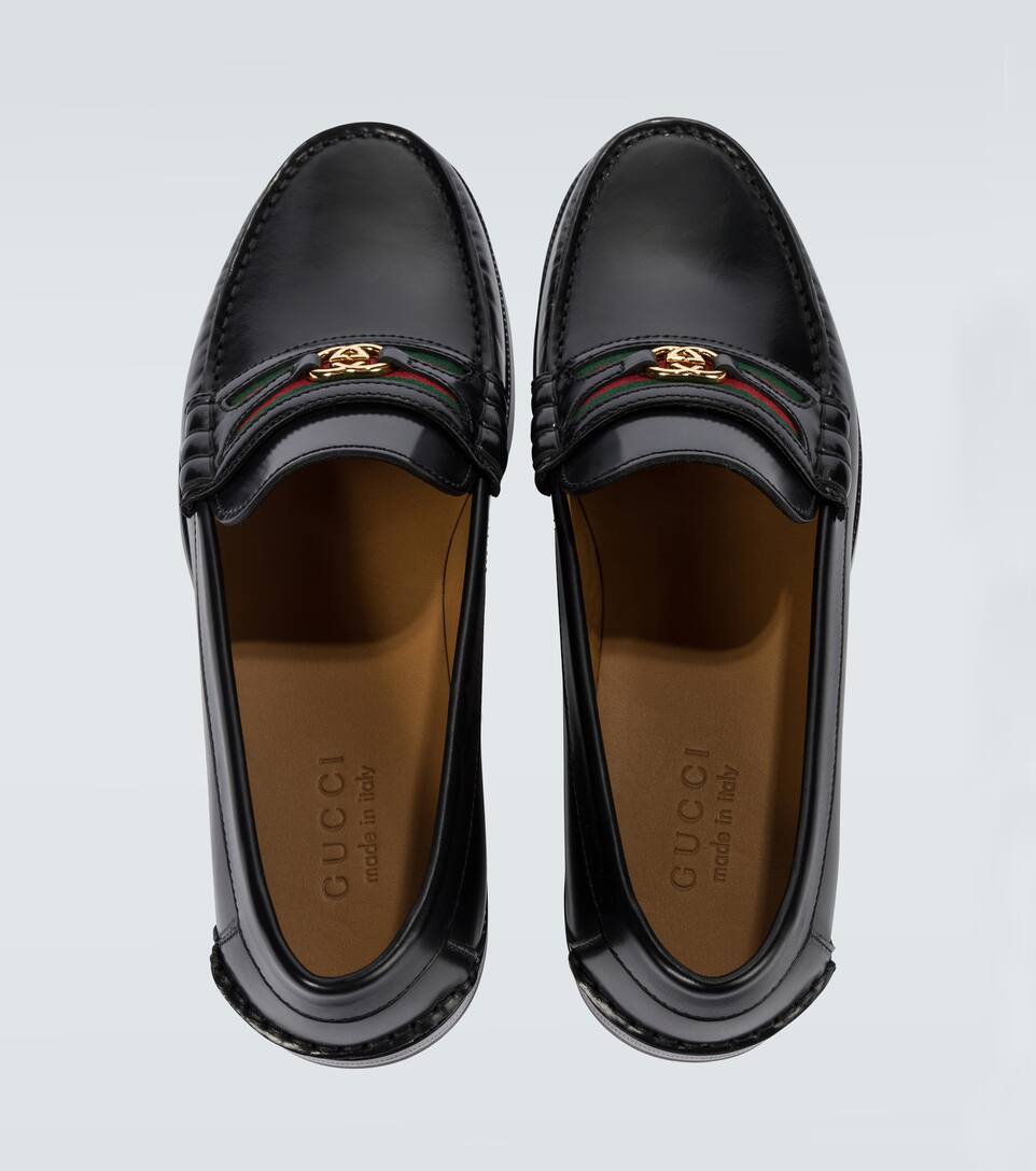 Gucci Interlocking G leather loafers Mytheresa