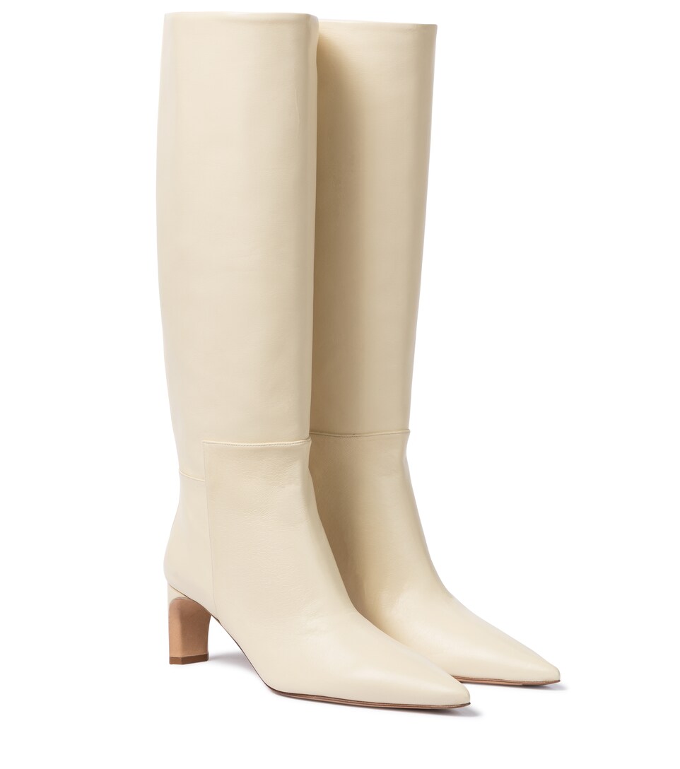 jil sander white boots