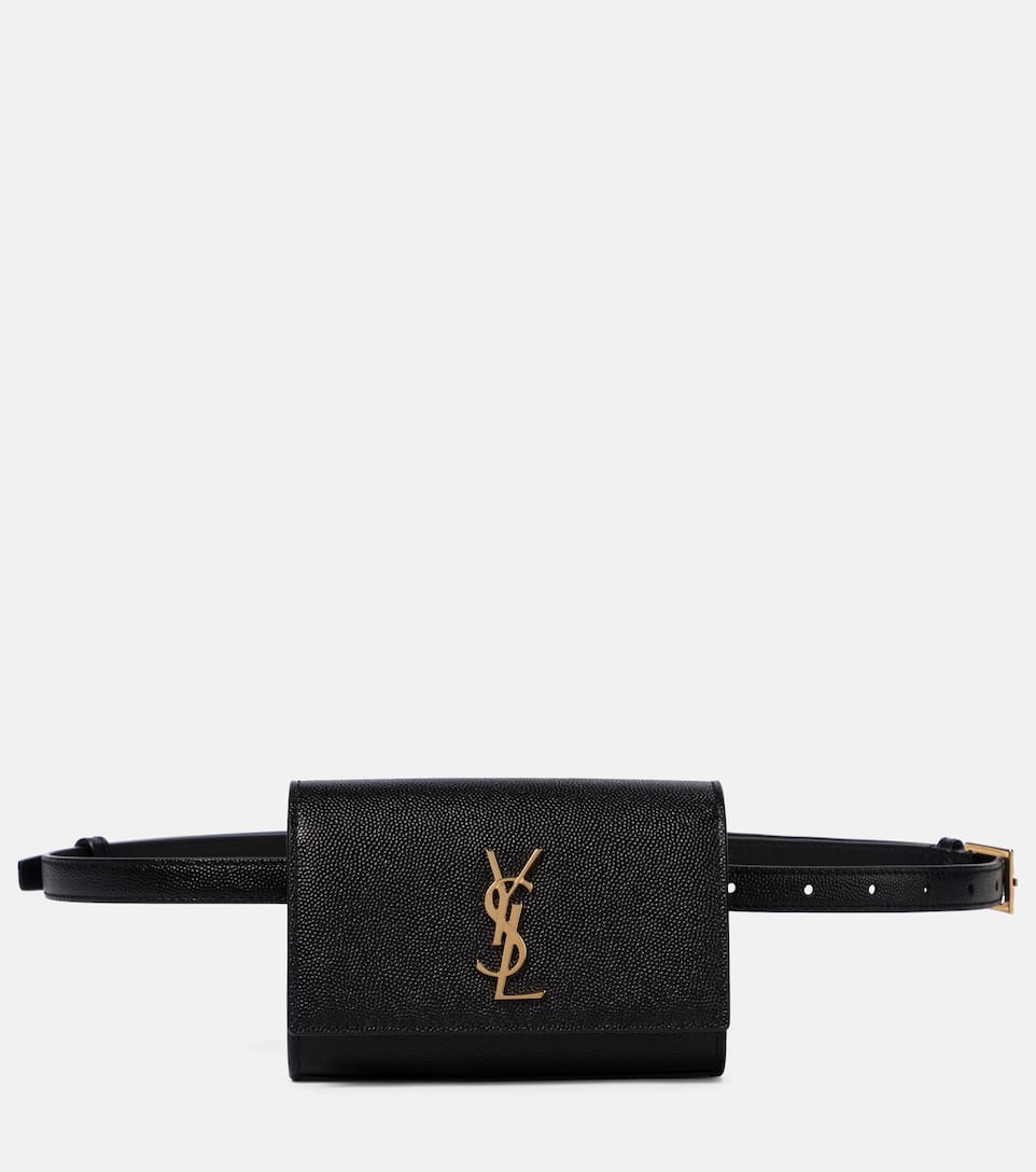 Click to view more detailed imagery on our partner's website Saint Laurent Kate Leather Belt Bag In Black