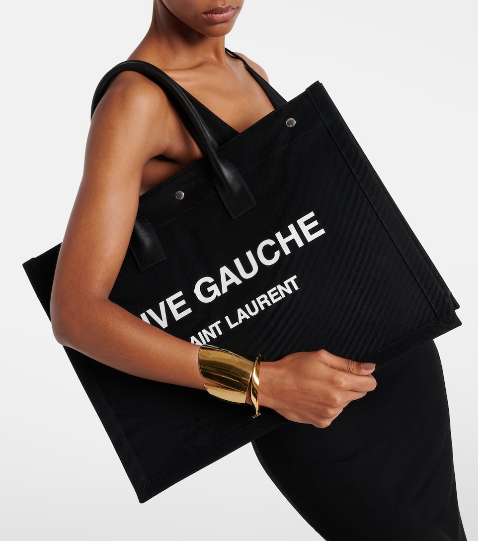 rive gauche canvas tote