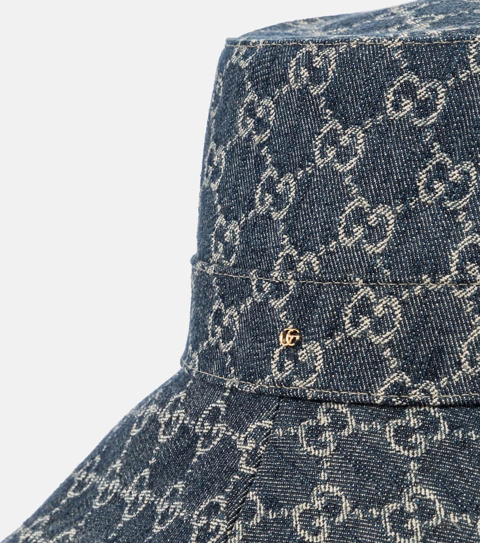 Gucci GG jacquard denim hat Mytheresa