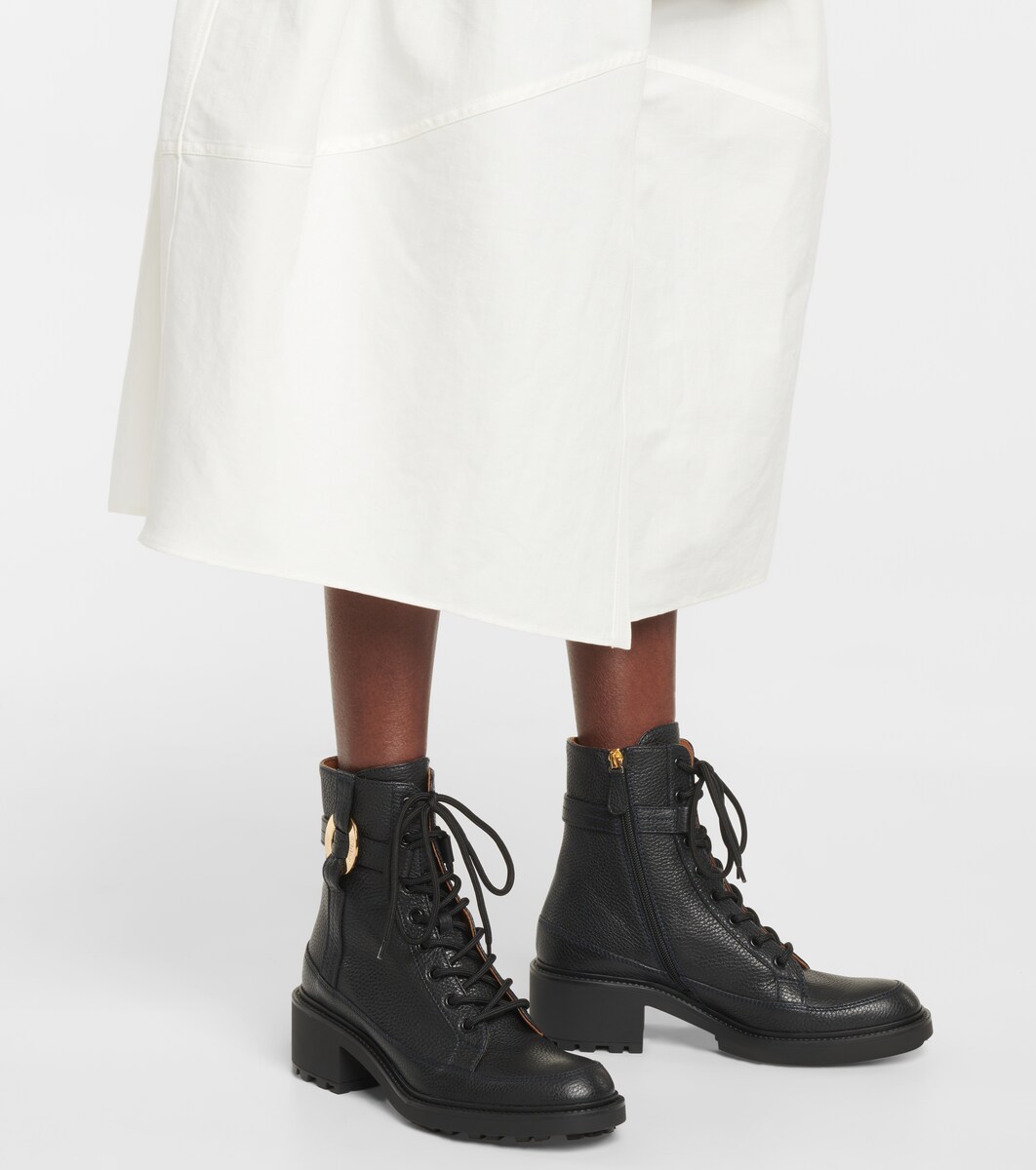 chloe combat boots