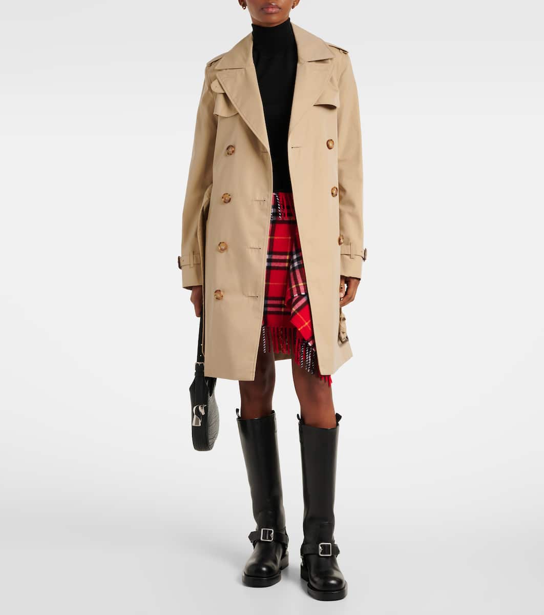 burberry short trench
