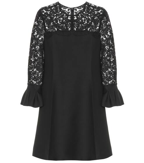 Lace wool and silk dress | Valentino