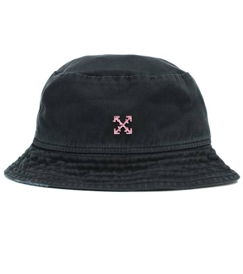 Logo cotton twill bucket hat | Off-White