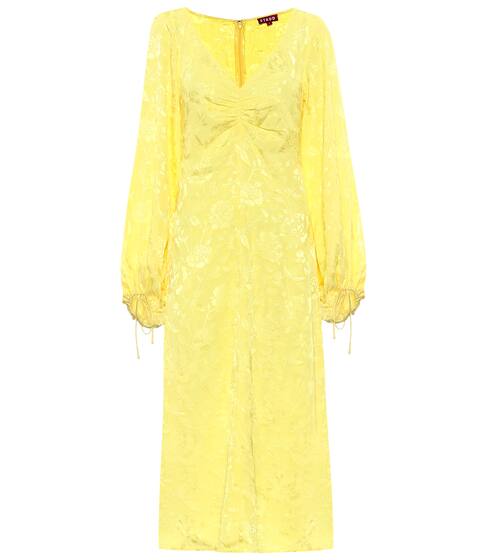 Sofia jacquard midi dress | Staud