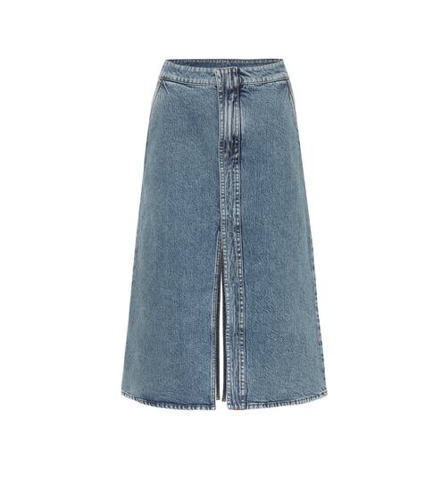 Denim midi skirt | Stella McCartney