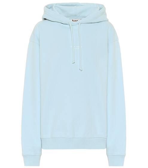 Logo cotton-jersey hoodie | Acne Studios