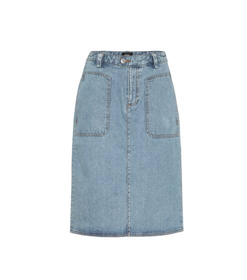 Nevada denim midi skirt | A.P.C.