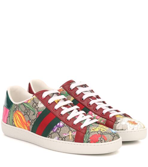 Ace GG Supreme Flora sneakers | Gucci