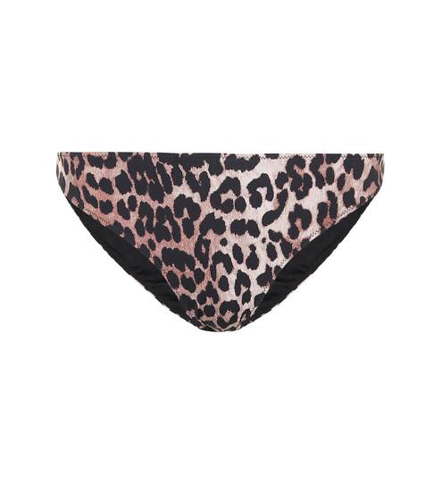 Leopard bikini bottoms | Ganni
