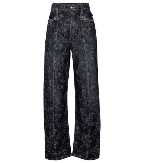 花卉高腰牛仔裤 | Chloé