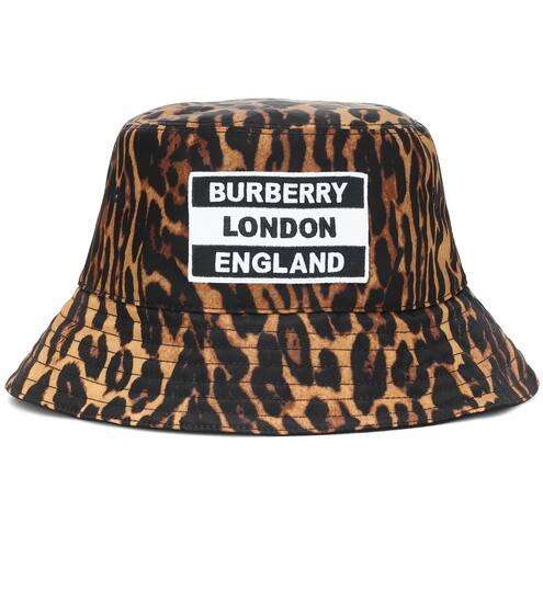 Leopard-print bucket hat | Burberry