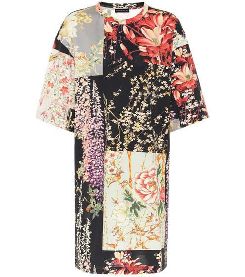 Floral cotton-jersey minidress | Etro