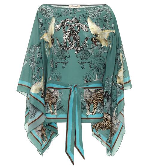 Printed silk kaftan | Roberto Cavalli