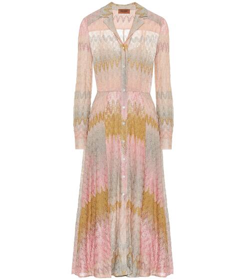 Stretch-silk knit midi dress | Missoni