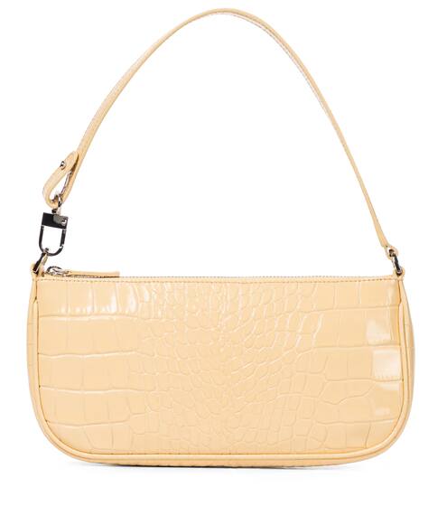 Rachel鳄鱼纹漆皮单肩包 | By Far