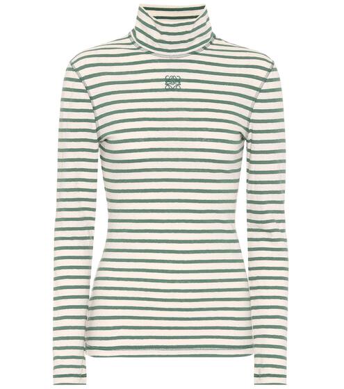 Striped cotton-jersey top | Loewe