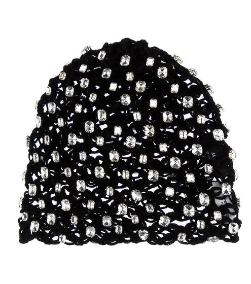 Crystal-encrusted cotton beanie | Saint Laurent
