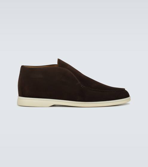 Open Walk suede ankle boots | Loro Piana