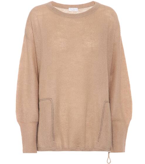 Mohair and wool-blend sweater | Brunello Cucinelli