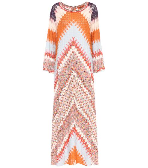 Stretch-silk knit maxi dress | Missoni